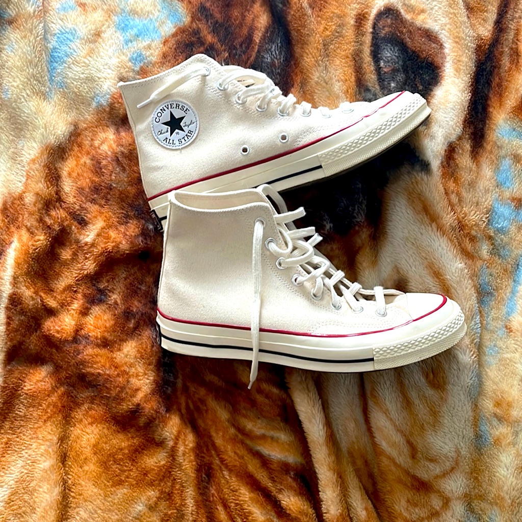 Off White Platform Converse